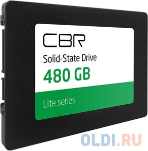 CBR SSD-480GB-2.5-LT22, внутренний SSD-накопитель, серия lite, 480 GB, 2.5, SATA III 6 gbit/s, SM2259XT, 3D TLC NAND, R/W speed up t