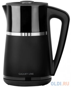 Чайник электрический GALAXY LINE GL0338 2200 Вт чёрный 1.7 л металл/пластик
