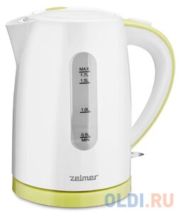 Чайник ZCK7616L WHITE/LIME zelmer