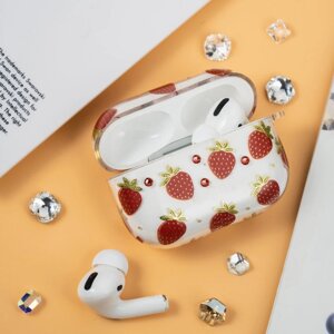 Чехол PQY Fruit для Apple Airpods Pro Strawberry PQY Fresh Series Airpods Pro Case-Strawberry
