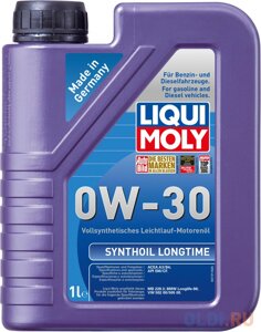 Cинтетическое моторное масло LiquiMoly Synthoil Longtime 0W30 1 л 8976