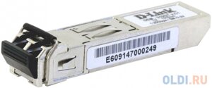 D-Link 310GT/A1A SFP-трансивер с 1 портом 1000Base-LX для одномодового оптического кабеля (до 10 км)