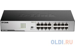 D-Link DGS-1016D/I2A Неуправляемый коммутатор с 16 портами 10/100/1000Base-T