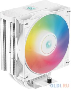 Deepcool AG400 digital WH ARGB LGA1700/1200/115X/AM5/AM4 (9шт/кор, TDP 220W, PWM, ARGB fan 120mm, 4 тепл. трубки, белый) RET