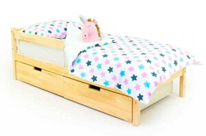 Детская кровать Бельмарко Svogen Classic натура с бортиком