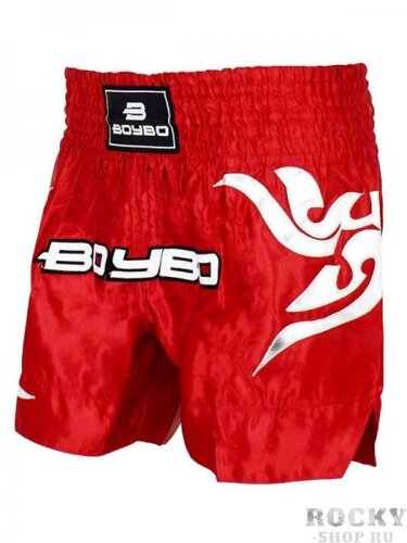 Детские шорты для тайского бокса Red