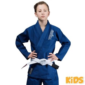 Детское кимоно для бжж Contender Kids Blue с поясом
