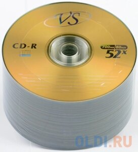 Диск CD-R VS 700 mb, 52x, bulk (50)50/600)