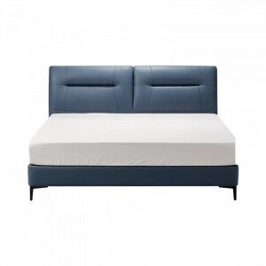Двуспальная кровать Xiaomi 8H Sugar Fashion Soft Leather Soft Bed 1.5m Mist Blue (JMP5) (без матраса)