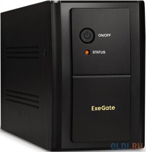 Exegate EP285489RUS ибп exegate specialpro UNB-1200. LED. AVR. C13. RJ 1200VA/750W, LED, AVR, 6*IEC-C13, RJ45/11, black