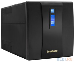 Exegate EP285503RUS ибп exegate specialpro smart LLB-1500. LCD. AVR. EURO. RJ 1500VA/950W, LCD, AVR, 4 евророзетки, RJ45/11, black