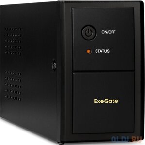 Exegate EP285603RUS ибп exegate specialpro UNB-600. LED. AVR. EURO 600VA/360W, LED, AVR, 2 евророзетки, black