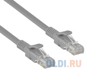 Exegate EX282010RUS патч-корд exegate UTP-RJ45-RJ45-5e-CU-1,5M-GY, UTP, cat. 5e, 1.5м, медь, серый