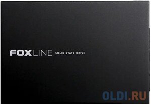Foxline SSD X5, 1024GB, 2.5 7mm, SATA3, 3D TLC, R/W 560/540MB/s, iops 80 000/75 000, TBW 600, DWPD 0.8 (2 года)