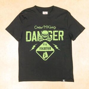 Футболка Crew&King Danger Dark Green