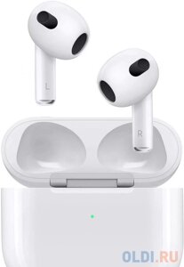 Гарнитура Apple AirPods 3 A2565,A2564,A2897 белый MPNY3AM/A