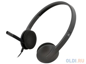 Гарнитура Logitech Stereo Headset H340 черный 981-000475/981-000509