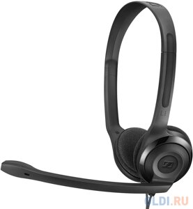 Гарнитура Sennheiser PC 5 CHAT черные (mini jack 3.5 mm, накладые,2м)