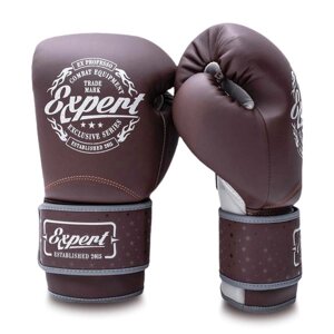 Гелевые боксерские перчатки Fight Expert Vintage Fusion, Brown, 12 OZ