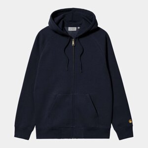 Худи carhartt WIP hooded chase jacket dark navy / gold