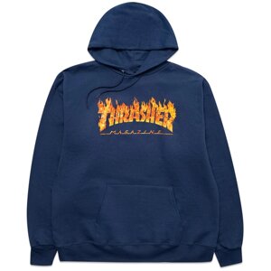 Худи thrasher inferno hoodie navy