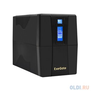 Ибп exegate power smart ULB-650. LCD. AVR. 4C13 650VA/360W, LCD, AVR, 4*C13, black