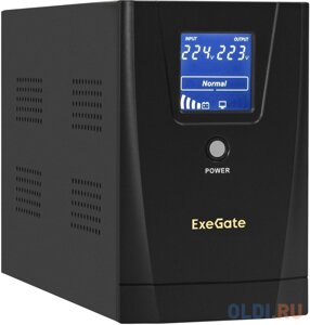 Ибп exegate specialpro smart LLB-2000. LCD. AVR. 2SH. RJ. USB 2000VA EX292632RUS