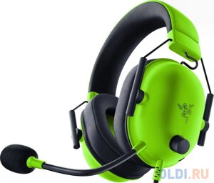 Игровая гарнитура проводная Razer Blackshark V2 X черный зеленый