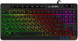 Игровая клавиатура SVEN KB-G8200 (USB, 95 кл, ПО, RGB-подсветка)