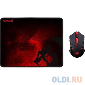 Игровой набор Мышь + Ковер M601BA RU, Redragon