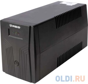 IRBIS UPS personal 1200VA/720W, AVR, 4 schuko outlets, USB, 2 years warranty,12V / 7AH х 2)