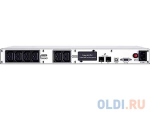 Источник бесперебойного питания/ UPS CyberPower OR1000ERM1U Line-Interactive 1000VA/600W USB/RS-232/SNMPslot /RJ11/45 (4+2 IEC С13)