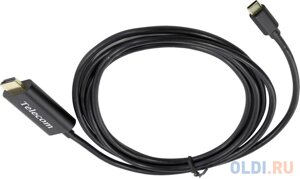Кабель-адаптер USB3.1 type-cm HDMI A (m) 4K@30hz, 1.8m, telecom TCC005-1.8M
