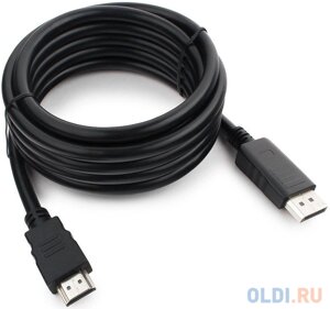 Кабель аудио-видео Buro HDMI (m)/DisplayPort (m) 3м. Позолоченные контакты черный (HDMI-DP-3M)