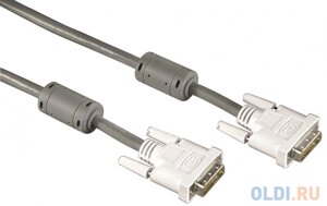 Кабель DVI-DVI 1.8м Hama High Quality серый H-45077