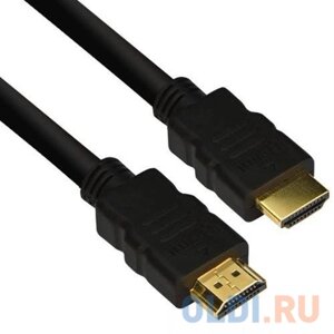 Кабель HDMI 1.8м AOpen ACG711D-1.8M круглый черный