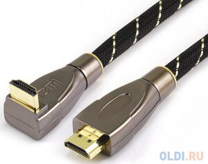 Кабель HDMI 5м wize WAVC-hdmira-5M круглый черный