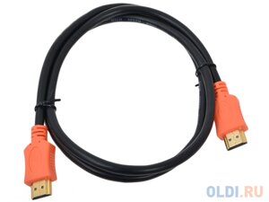 Кабель HDMI Gembird/Cablexpert, 1м, v2.0, 19M/19M, серия Light, черный, позол. разъемы,