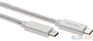Кабель USB 3.1 Type Cm Cm IC 5А 20Gbs длина 2M, Telecom TC420S-2M черный