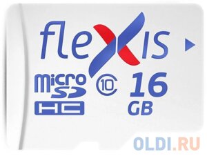 Карта памяти microsdhc 16gb flexis FMSD016GU1a