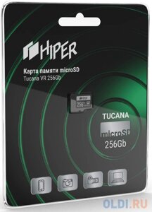 Карта памяти microsdxc 256gb HIPER HI-MSD256GU3v30