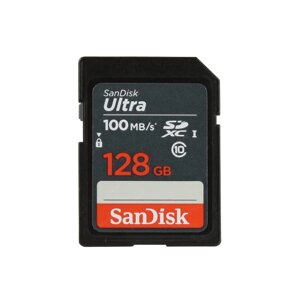 Карта памяти sandisk ultra 128GB SDXC UHS-I class 1 (U1) sdsdunr-128G-GN3in