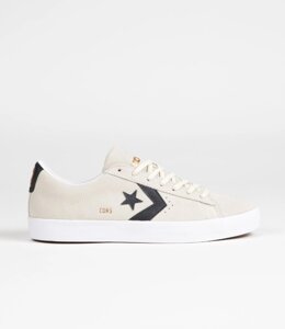 Кеды CONVERSE Leather Vulc Pro Ox Egret/Black