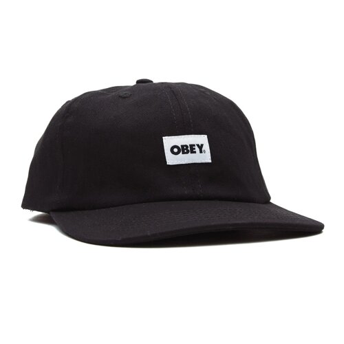 Кепка OBEY Bold Organic 6 Panel Strapback Black