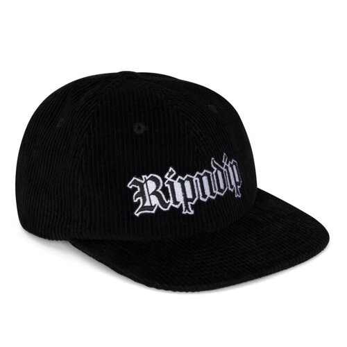 Кепка RIPNDIP Lord Savior Nerm Corduroy Strackback Black