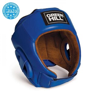 Кикбоксерский шлем BEST WAKO Approved синий