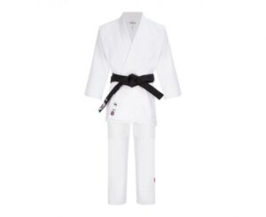 Кимоно для дзюдо подростоковое Judo Red FDR белое