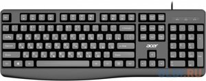 Клавиатура acer OKW301 черный USB (ZL. KBDCC. 01A)