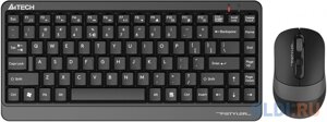 Клавиатура + мышь A4Tech Fstyler FG1110 клав: черный/серый мышь: черный/серый USB беспроводная Multimedia (FG1110 GREY)