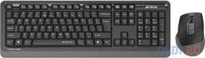 Клавиатура + мышь A4Tech Fstyler FGS1035Q клав: черный/серый мышь: черный/серый USB беспроводная Multimedia (FGS1035Q GREY)